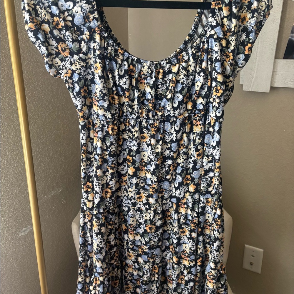 Hollister Multicolor Floral Dress